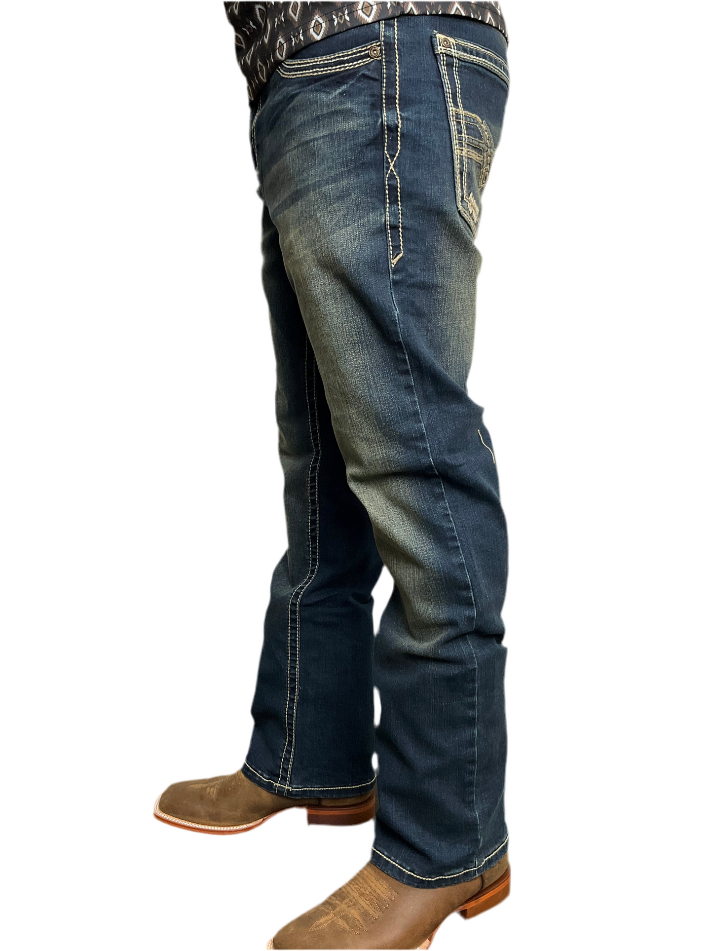 Montero Men’s jeans /Pantalon de hombre /Azul Obscuro Modern Boot MT4655-DK