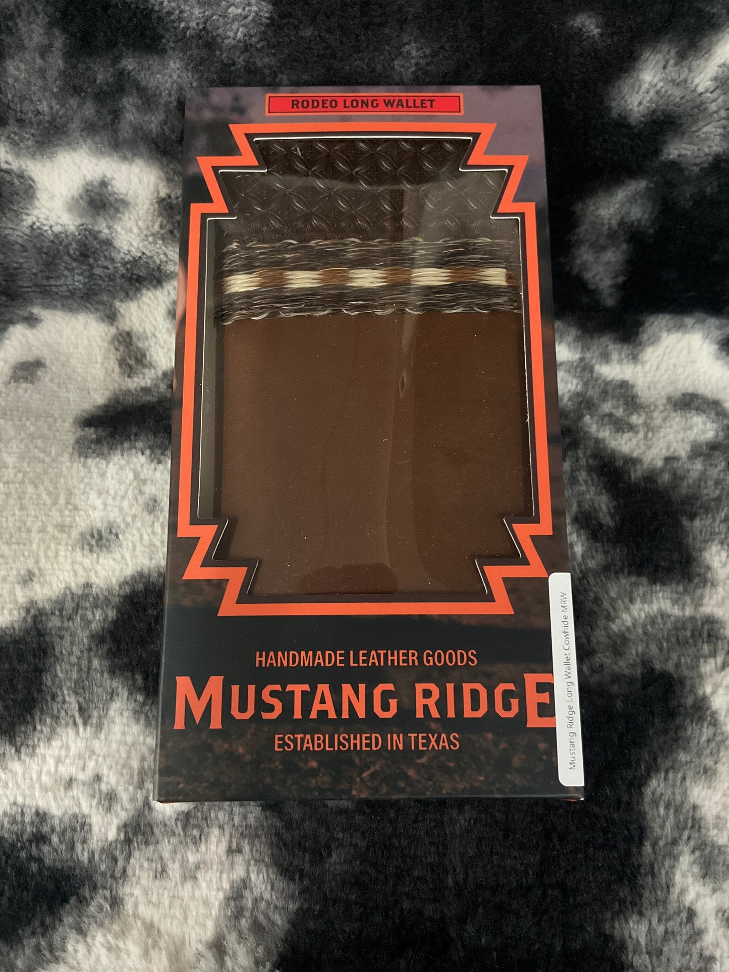 Mustang Ridge Long Wallet Cowhide MRW