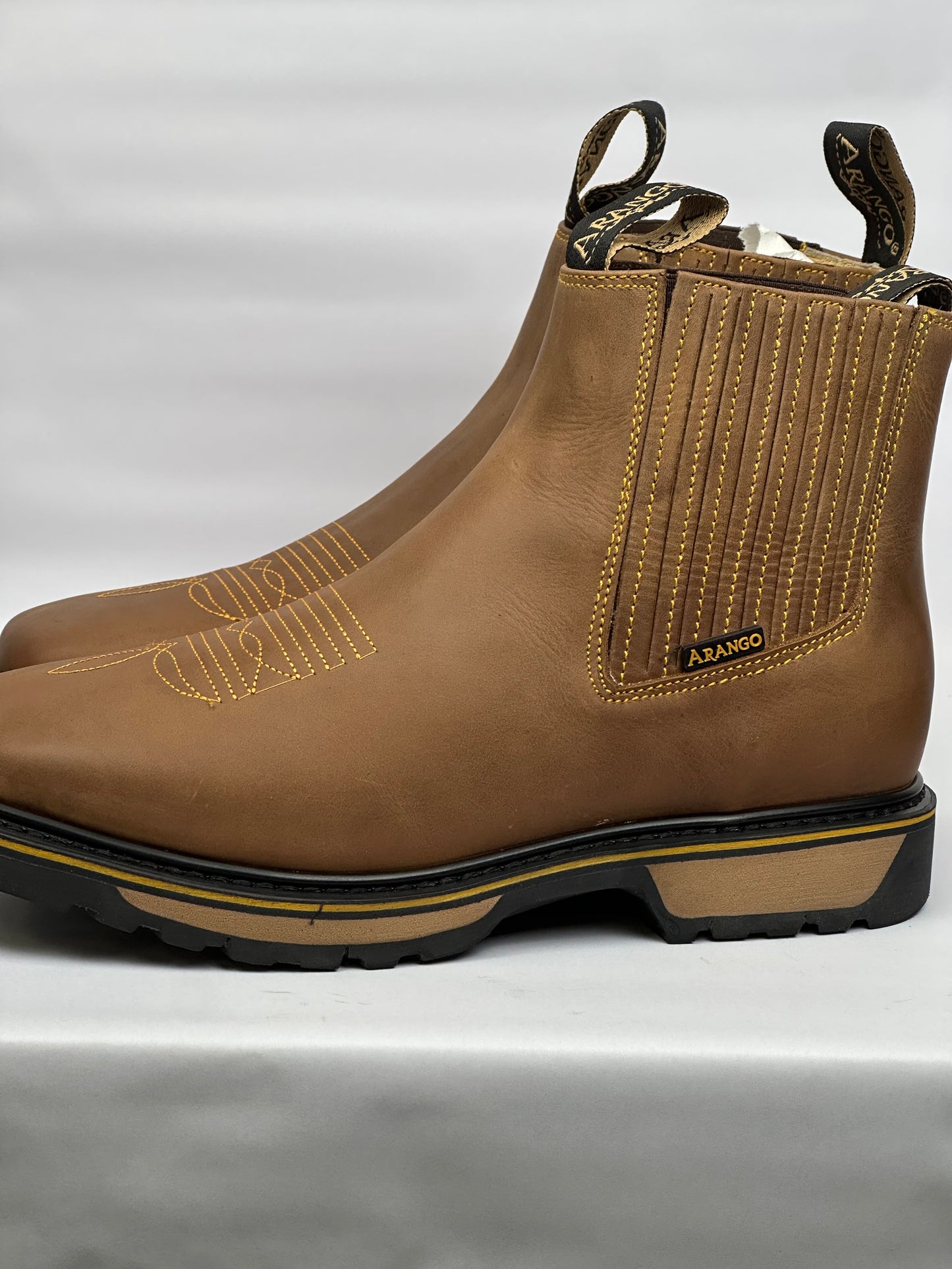 Arango Arizona café men’s work ankle boots