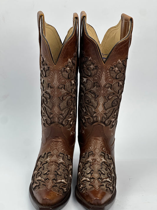 Jar Boots Miel Crater Women’s Pointed Toe Western Boots