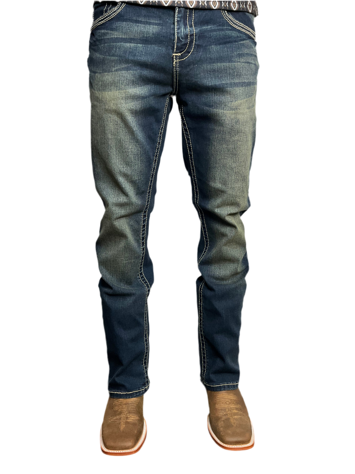 Montero Men’s jeans /Pantalon de hombre /Azul Obscuro Modern Boot MT4655-DK