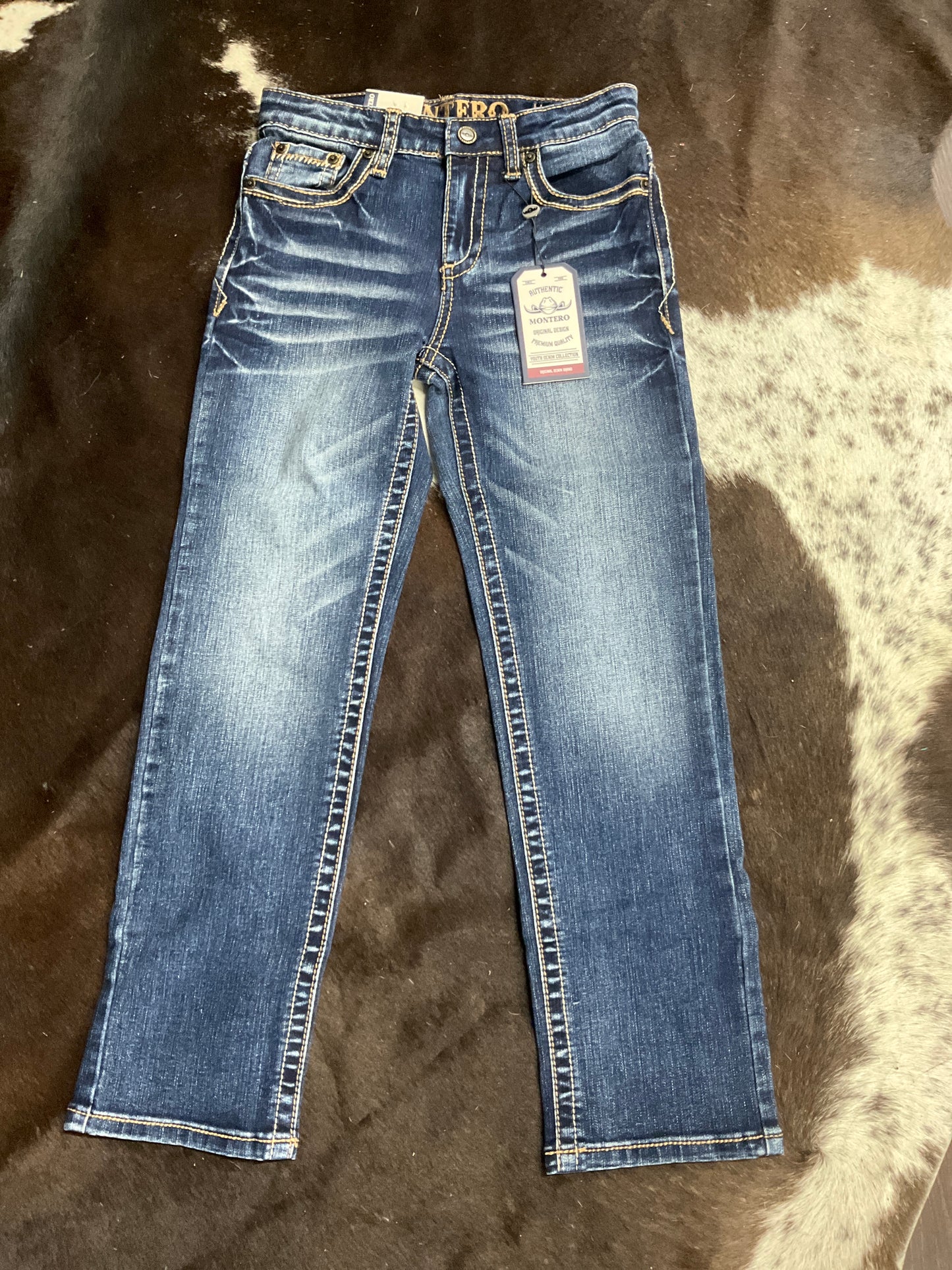 Pantalon Niño Montero MT4668-Med Blue  Modern boot