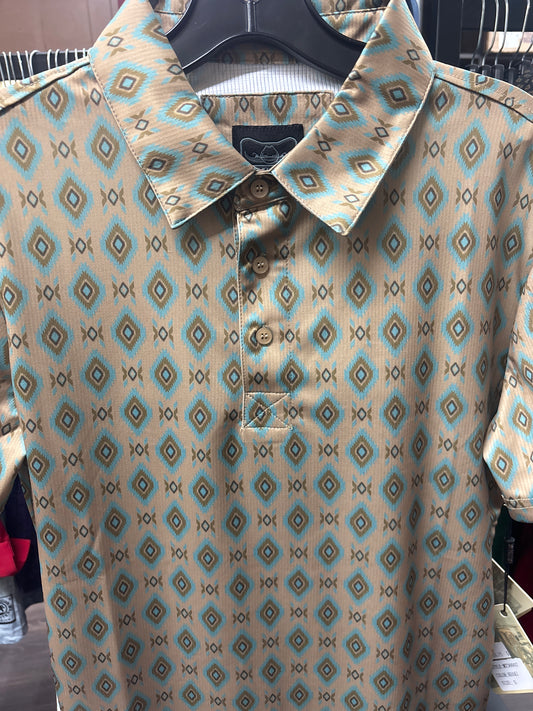 Montero MT36007 khaki SS Mens Shirt (Camisa Caballero) Manga Corta