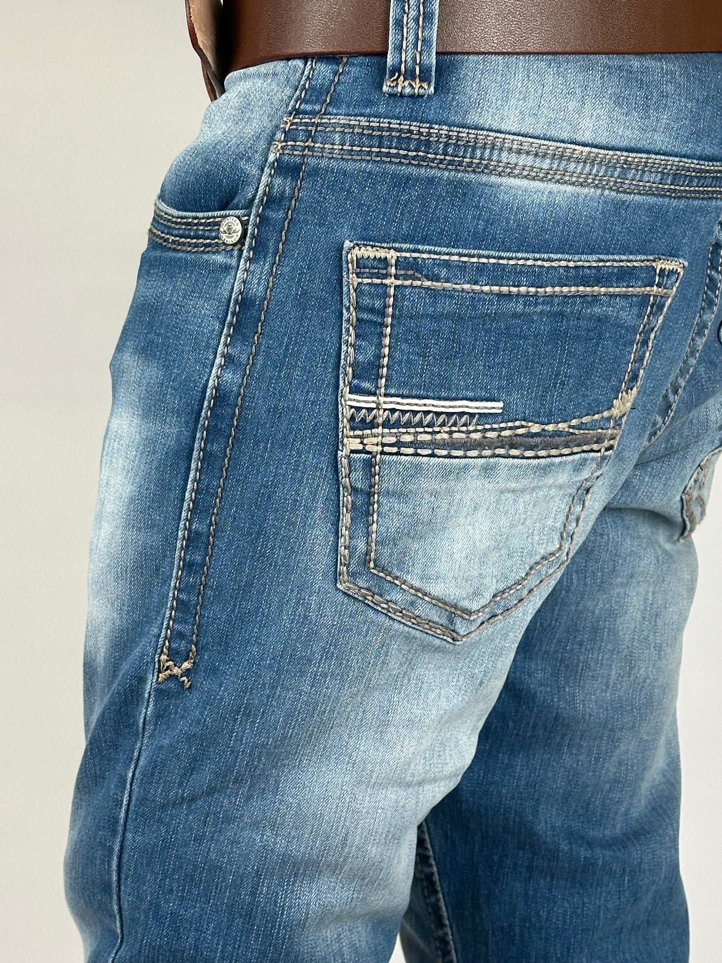 Montero Men Jeans MT4670-LT Modern Boot