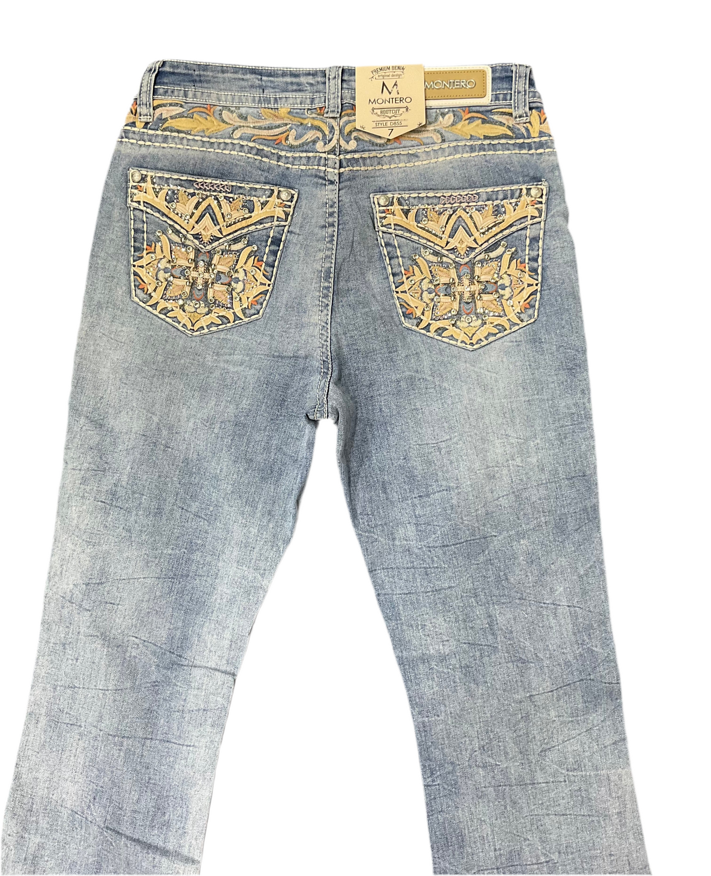 Montero Boot Cut Style D855 Original Design Women Jeans