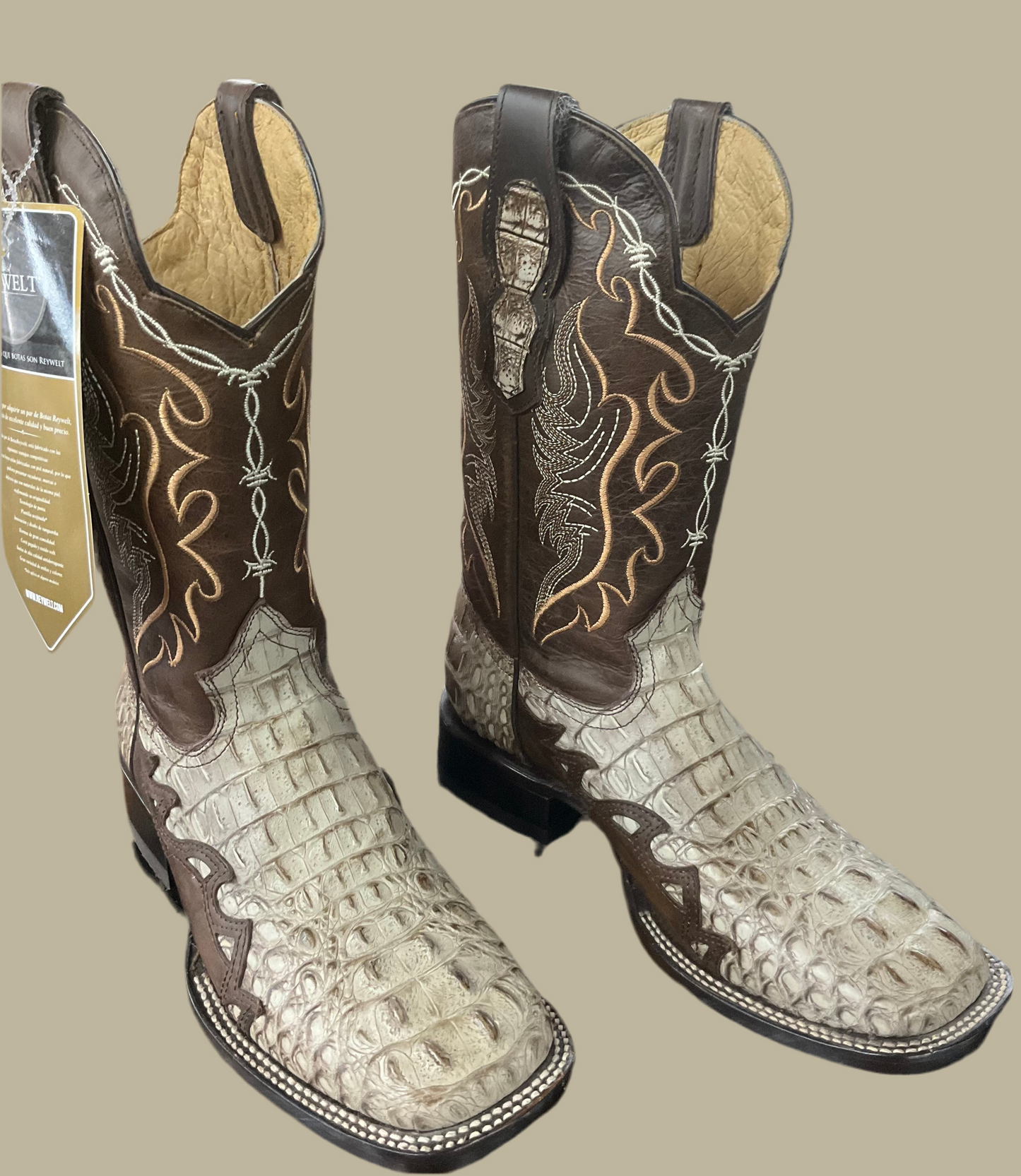 Reywelt Crocodile Print Clearance Boot