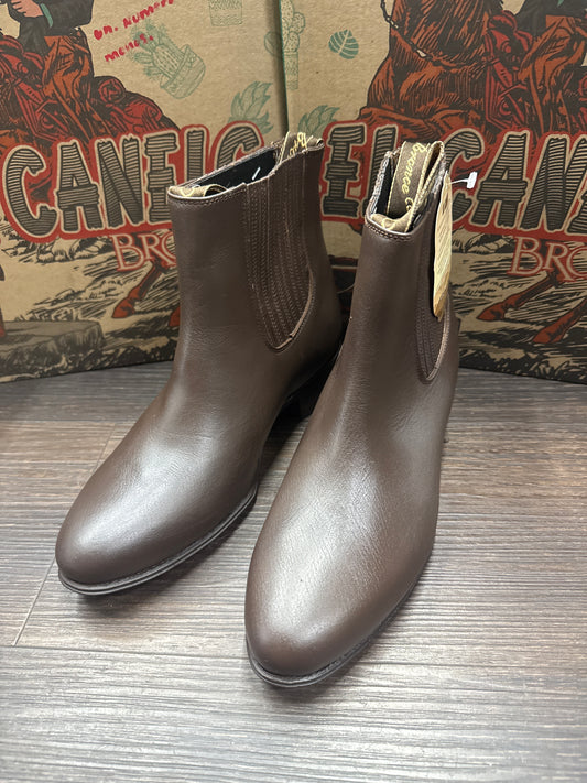 Botín Charro Canelo Piel Ares Café