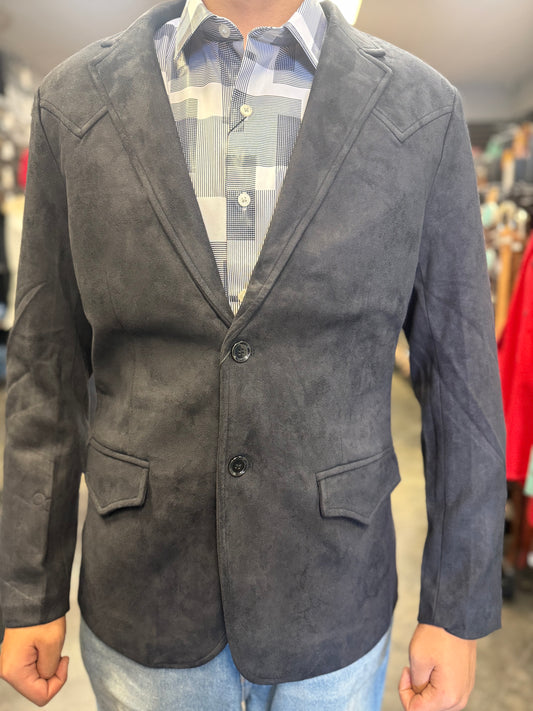 Saco Lamasini Gamuza Charcoal LAM510