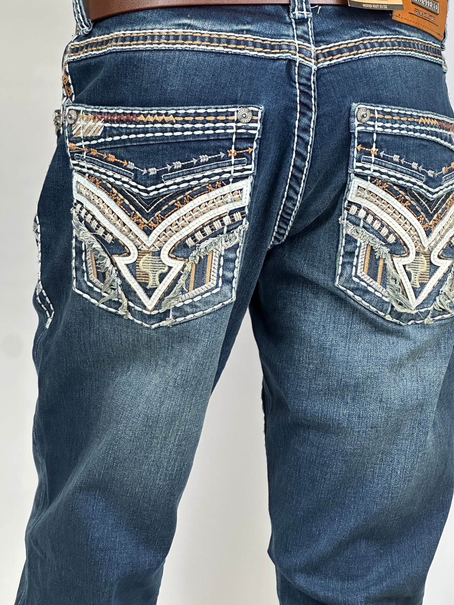 Pantalon Montero MT-4632 Med Blue modern boot