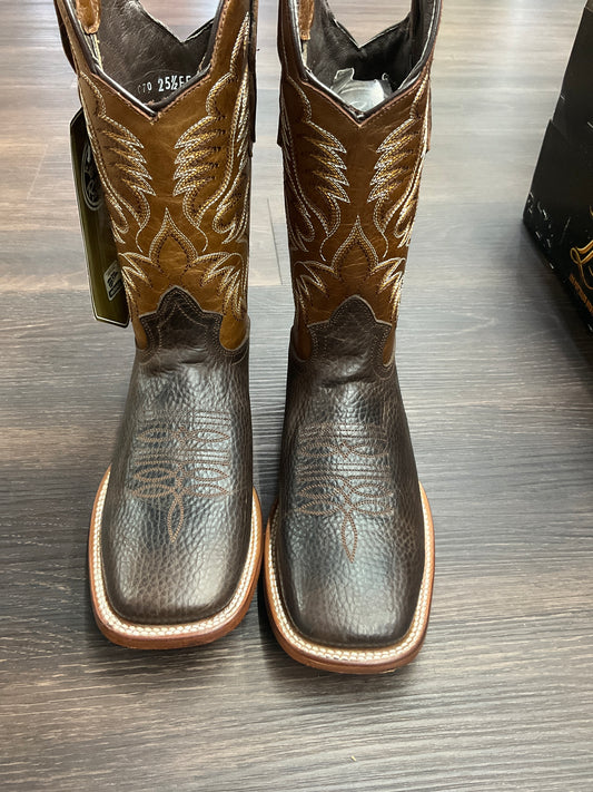 RDR men boots dark brown leather Pro-rodeo