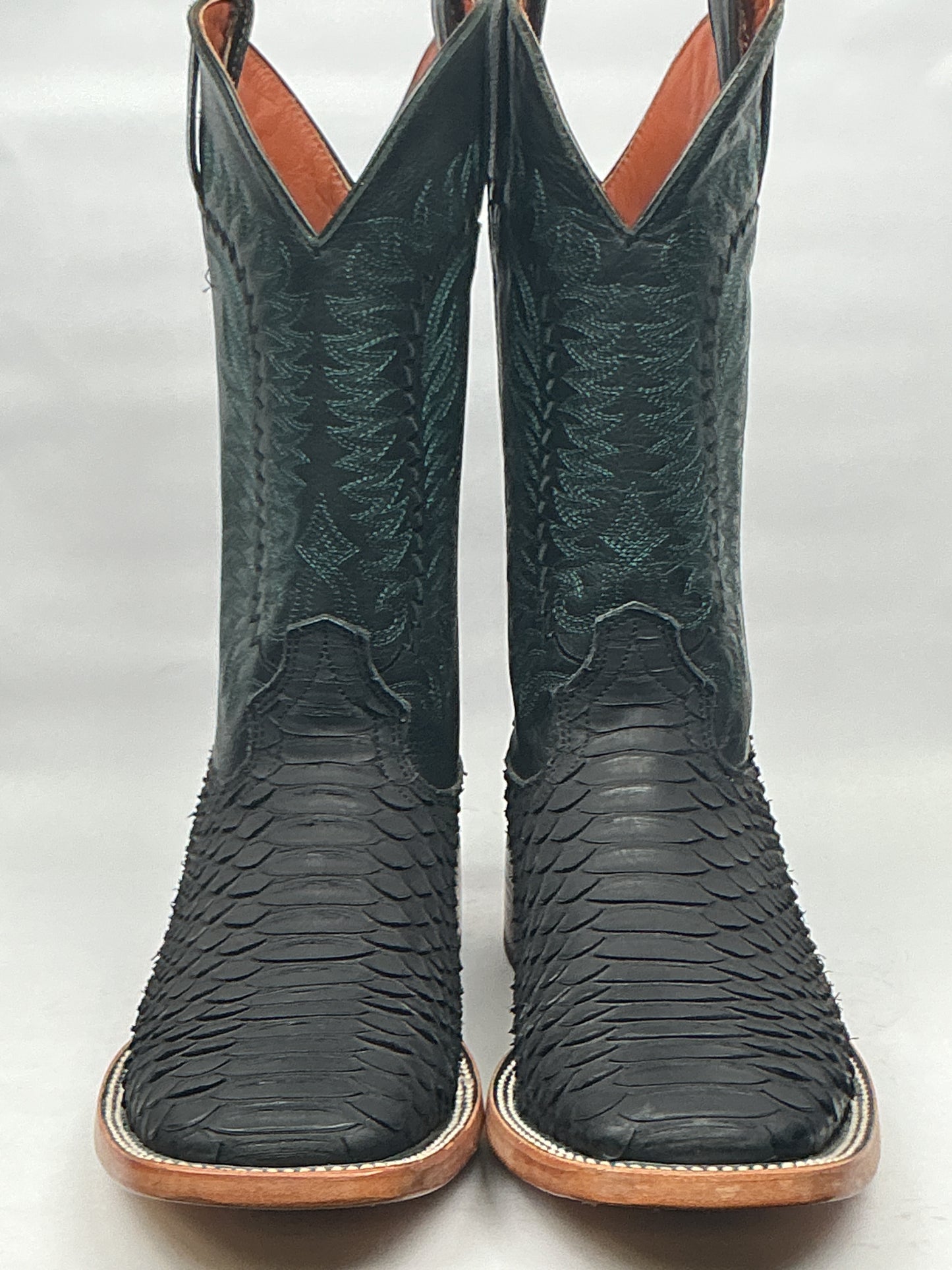 RDR Exotic Python Skin Black 070 Men’s Western Boots