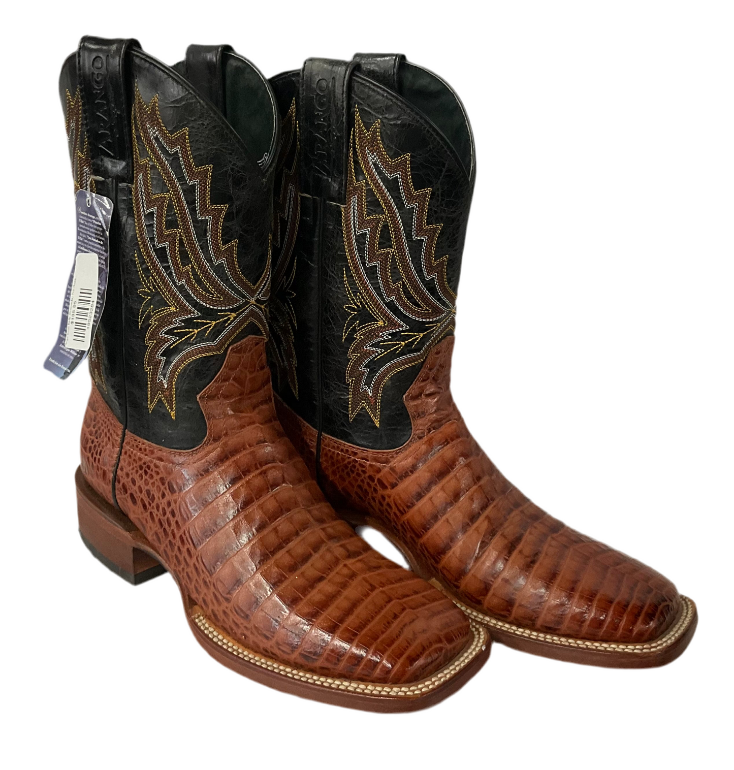 Arango Coco Belly (Crocodile) Pro-Rodeo Imitation Men Boot Cogñac