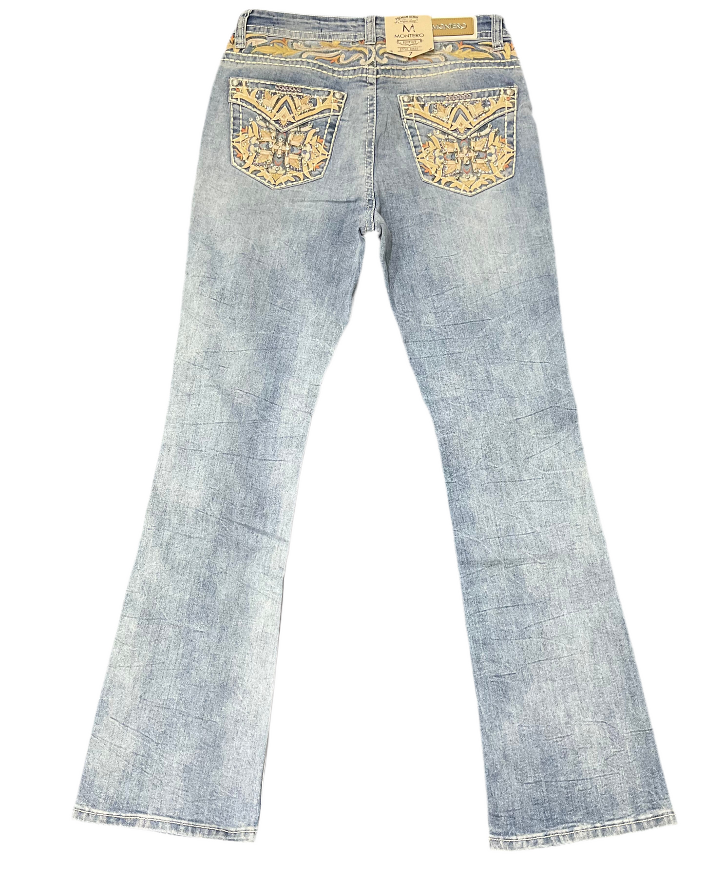 Montero Boot Cut Style D855 Original Design Women Jeans