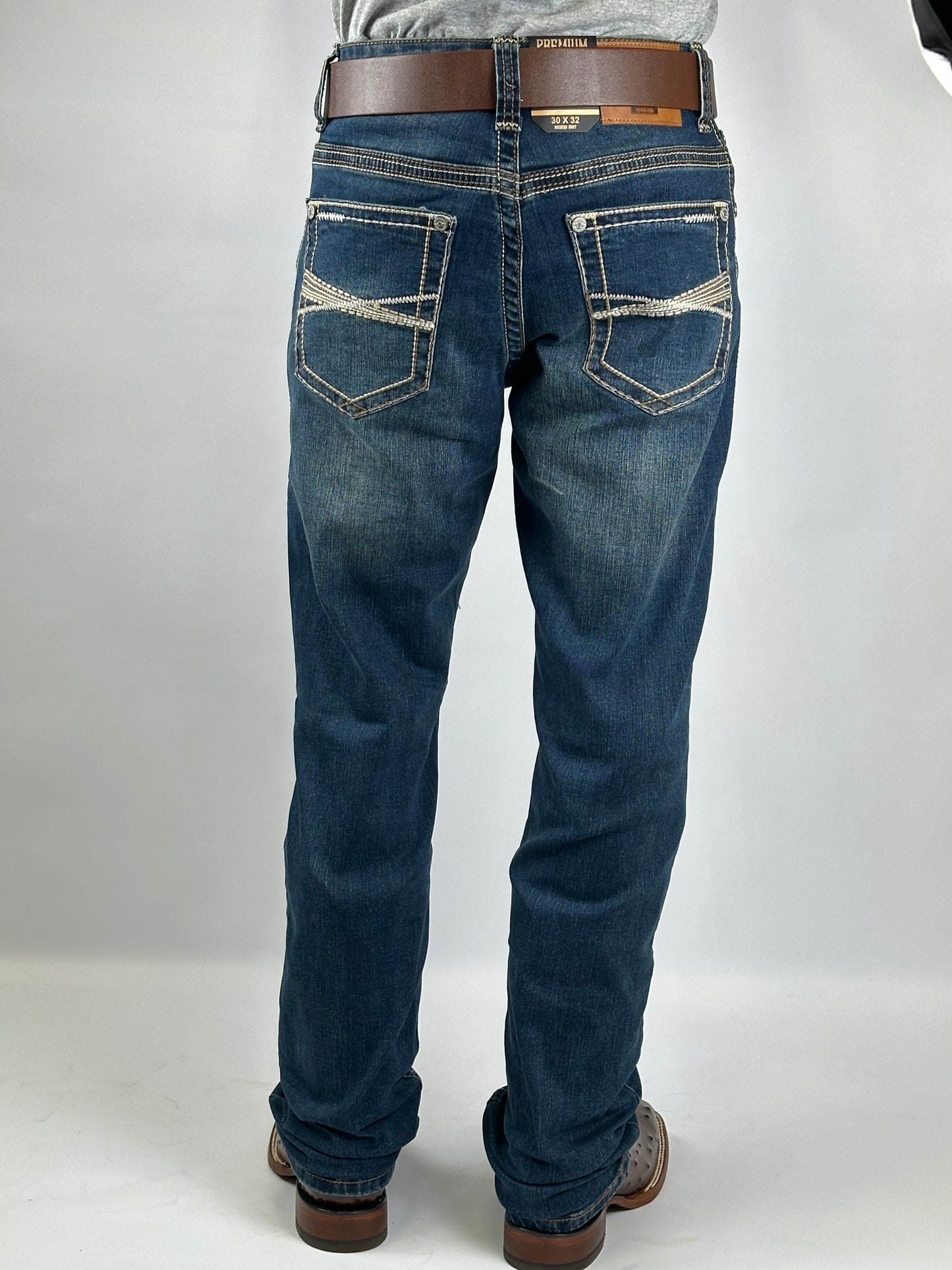 Montero Jeans MT4675-Med-Blue Modern Boot men