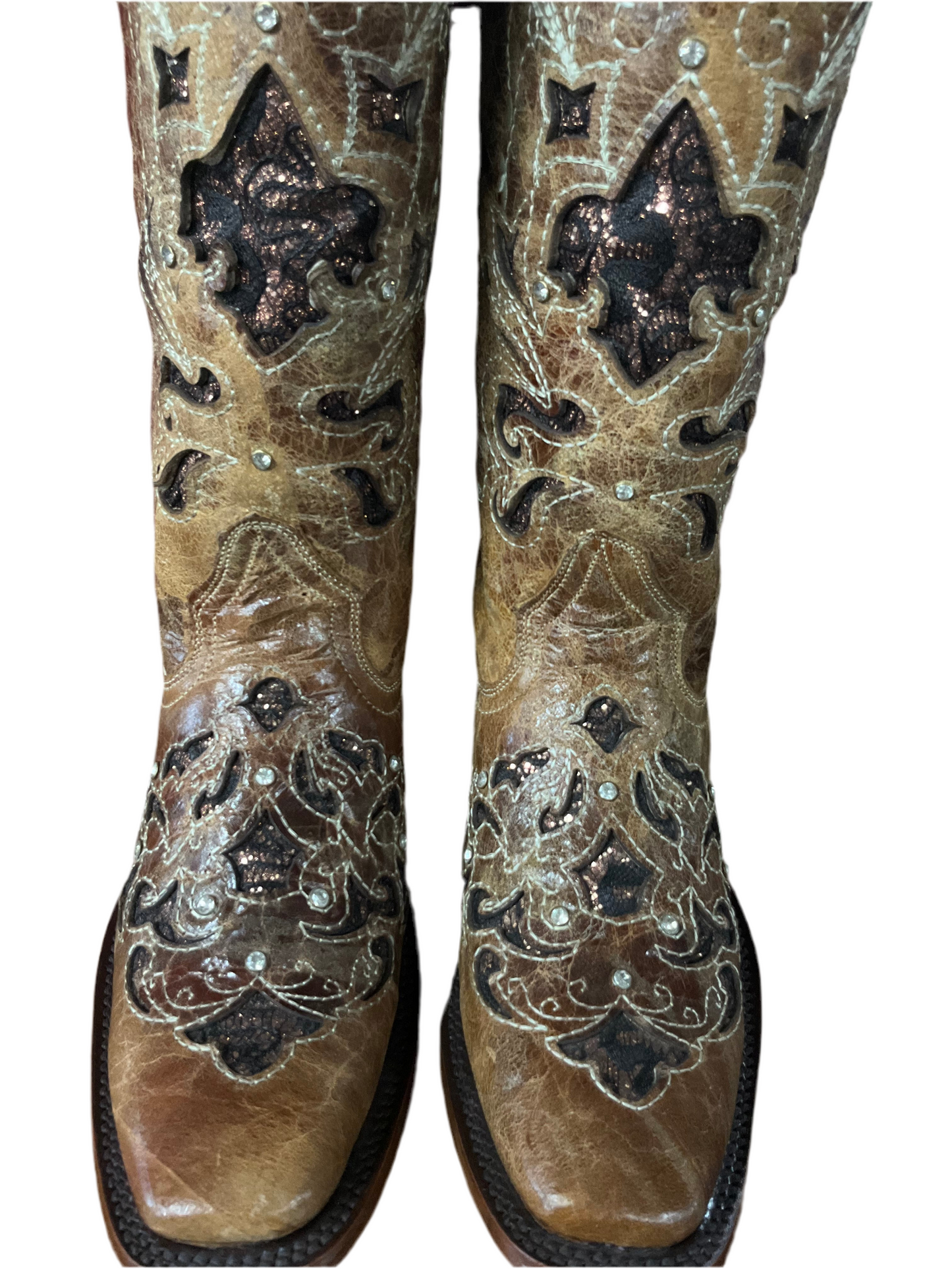 OkCorral Saddle Tan Lady Clearance Boot