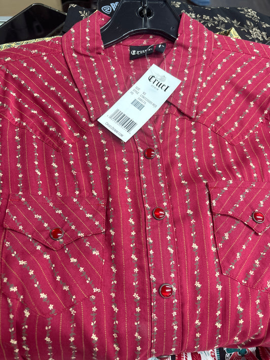 Cruel Denim CTW7226005 RED Women LS Shirt