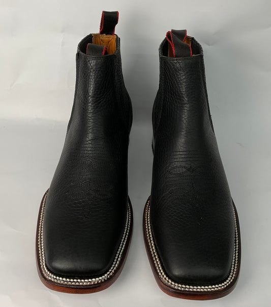 Lazo men Ankle Boot Grisly Black Dark Bottom