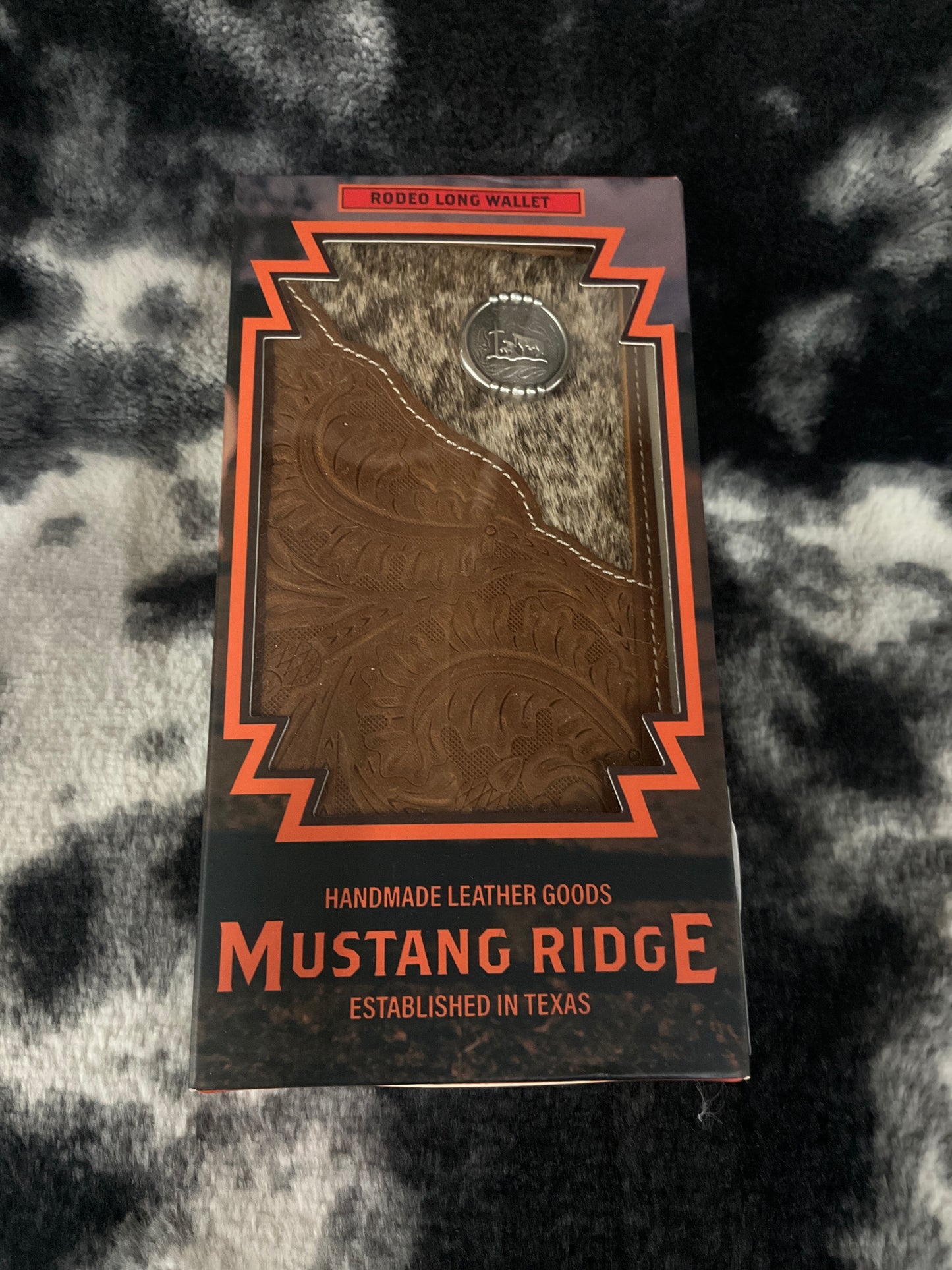 Mustang Ridge Long Wallet Cowhide MRW