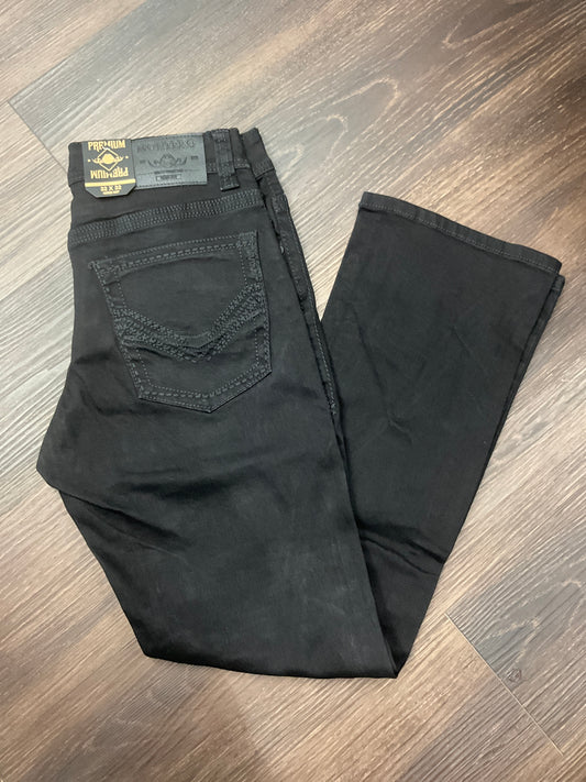 Montero Men’s Jeans MT4664-BLK ( Black ) Modern Boot