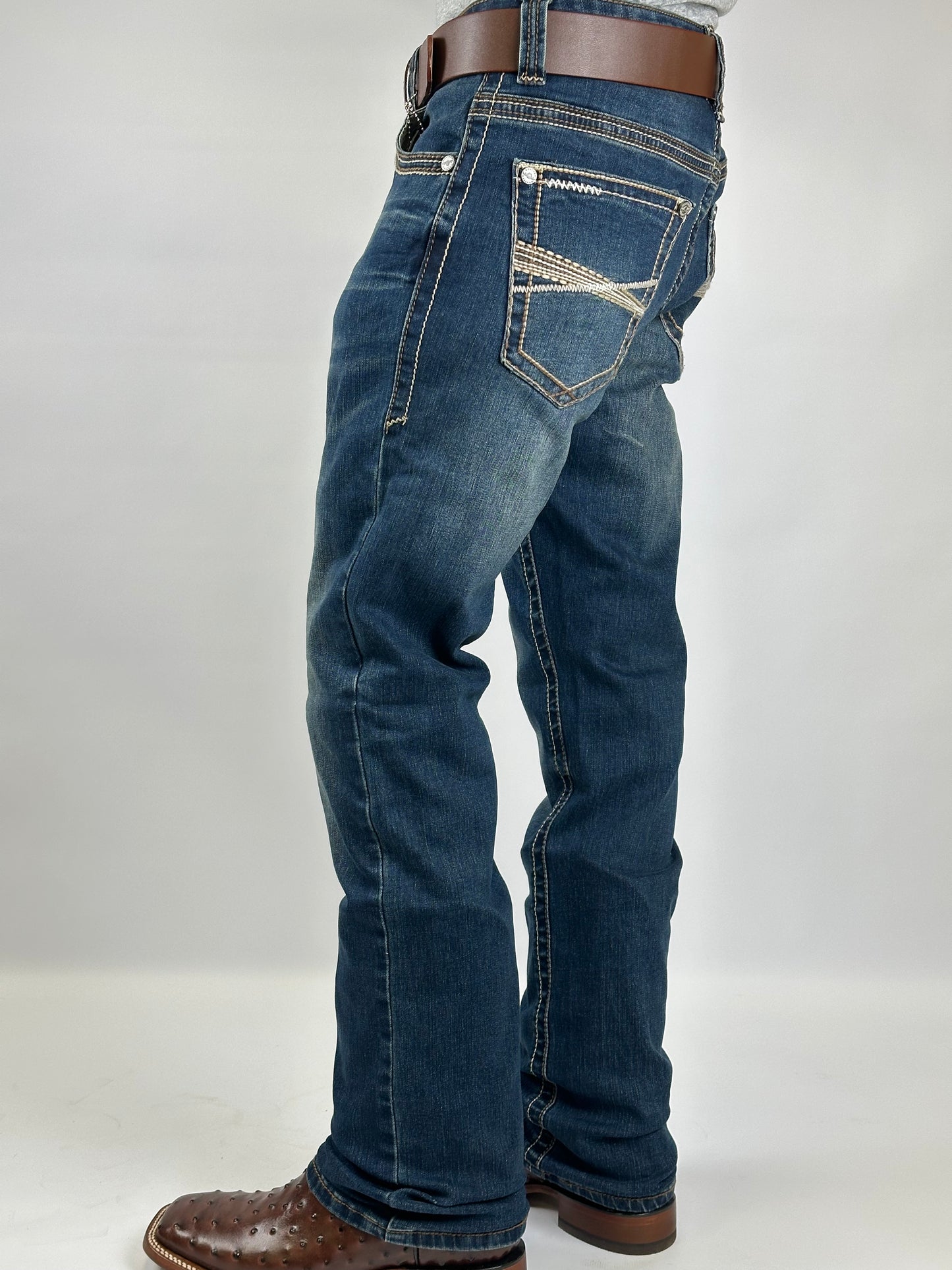 Montero Jeans MT4675-Med-Blue Modern Boot men
