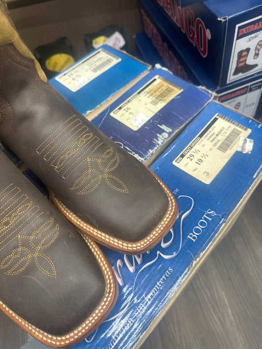 Arango Crazy Grasso Chocolate Pro-rodeo Boots
