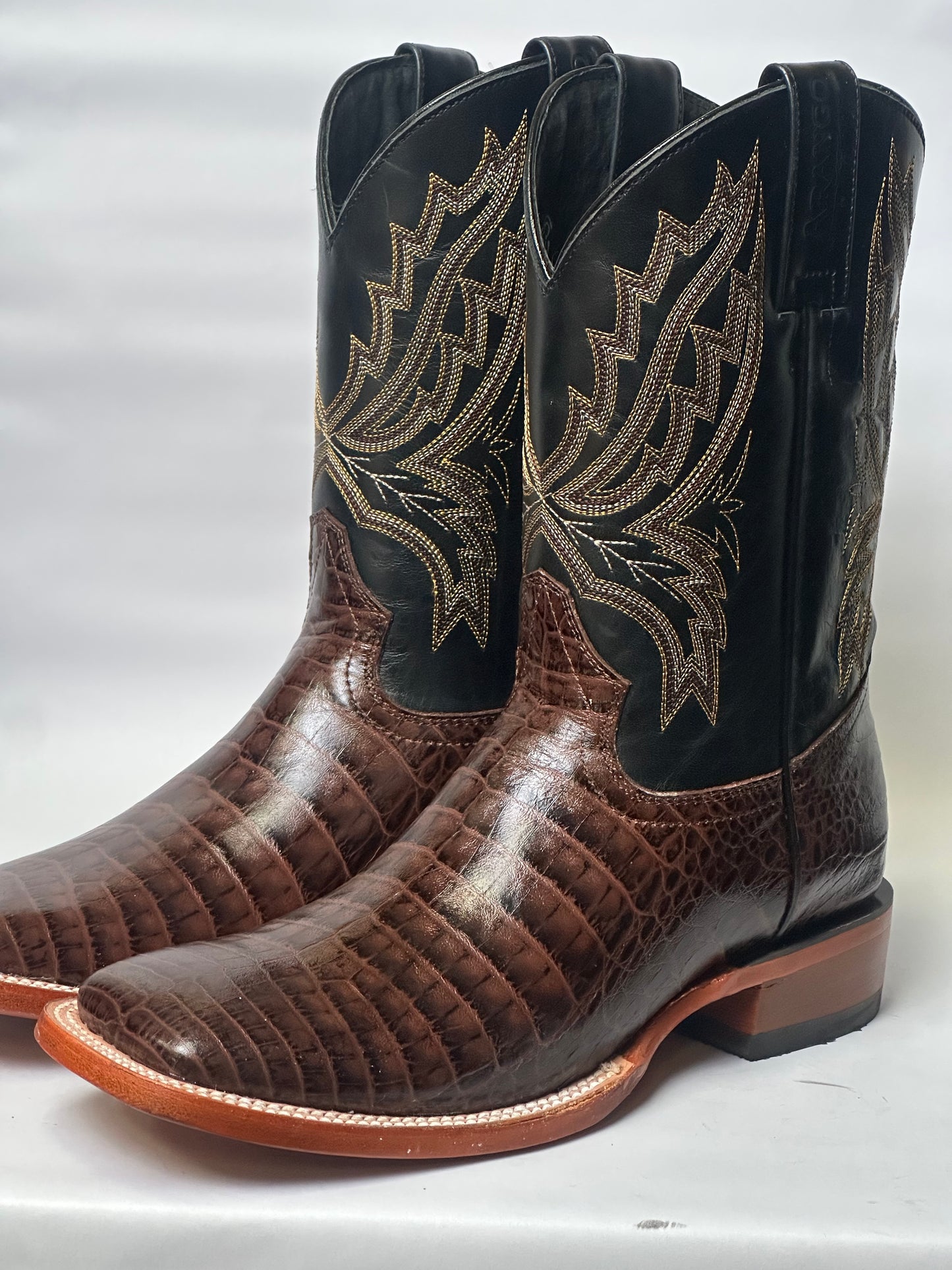 Arango Coco Belly Print Tabaco Men’s Pro-Rodeo Boots