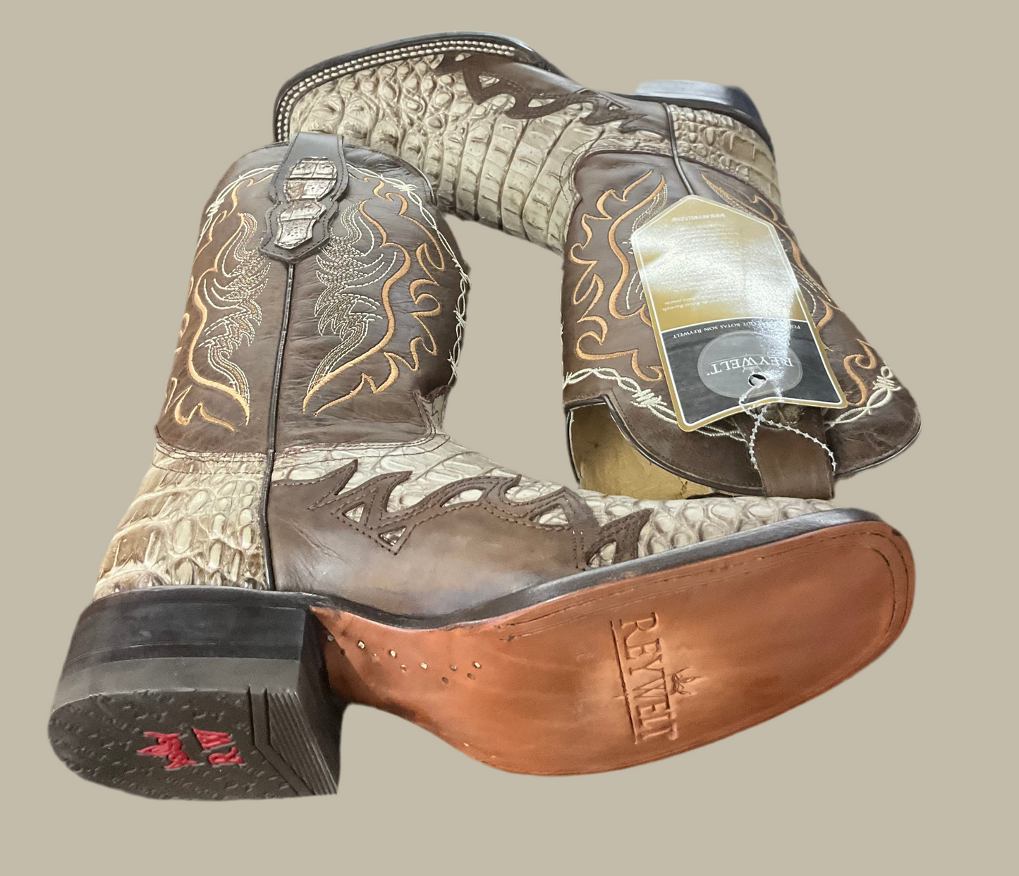 Reywelt Crocodile Print Clearance Boot