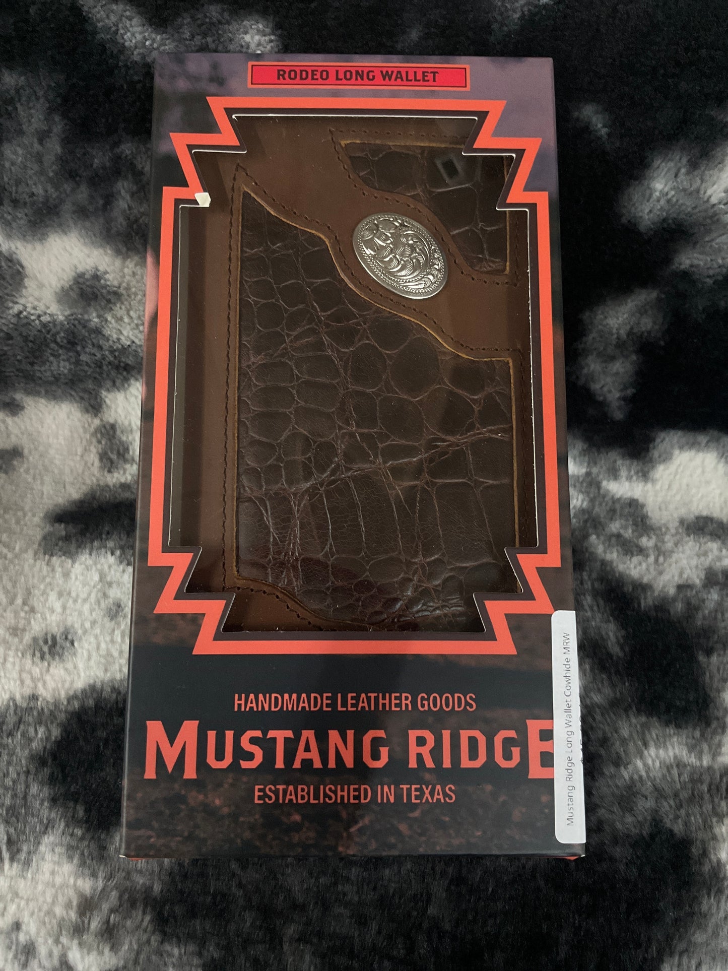 Mustang Ridge Long Wallet Cowhide MRW
