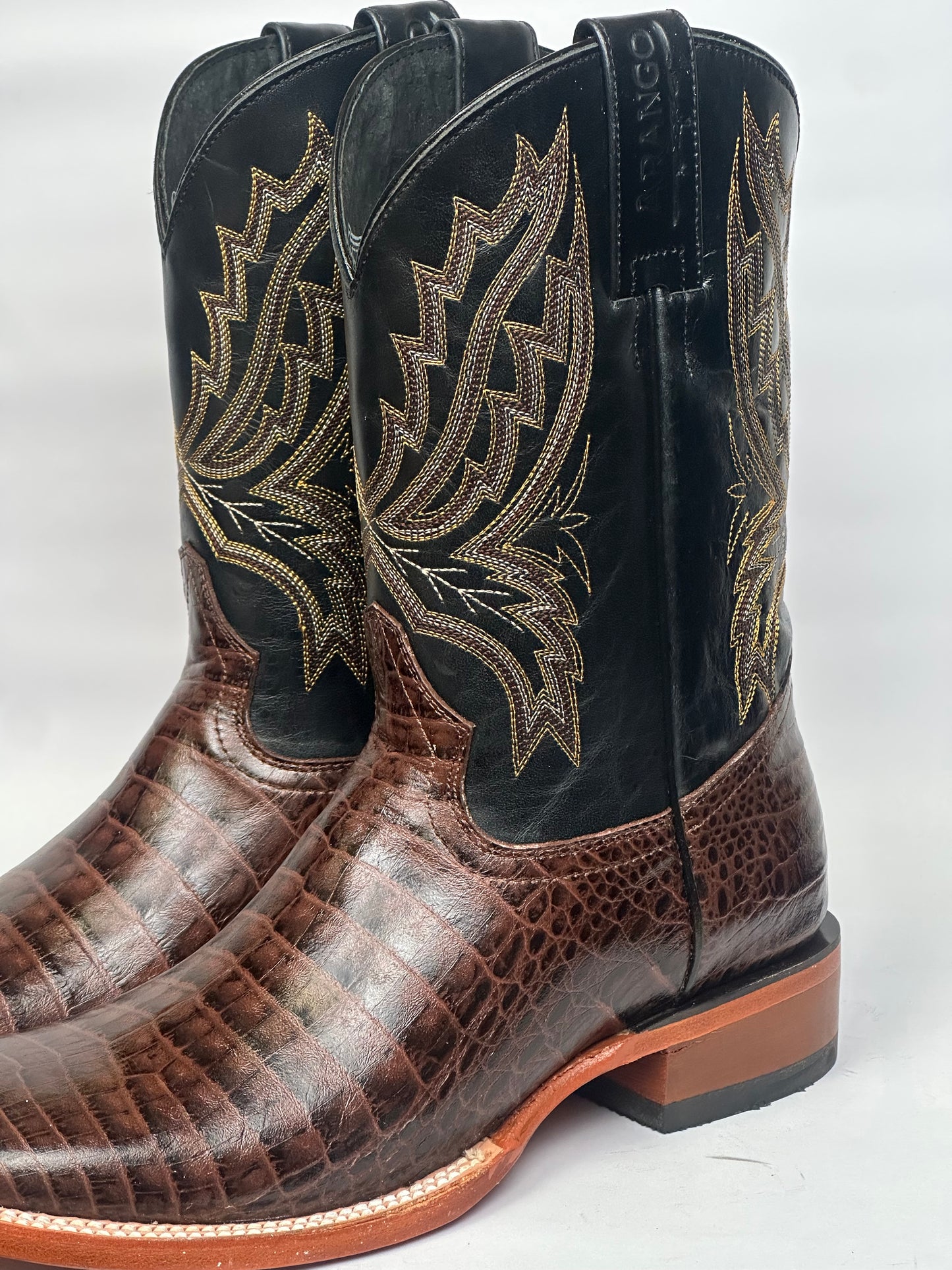 Arango Coco Belly Print Tabaco Men’s Pro-Rodeo Boots