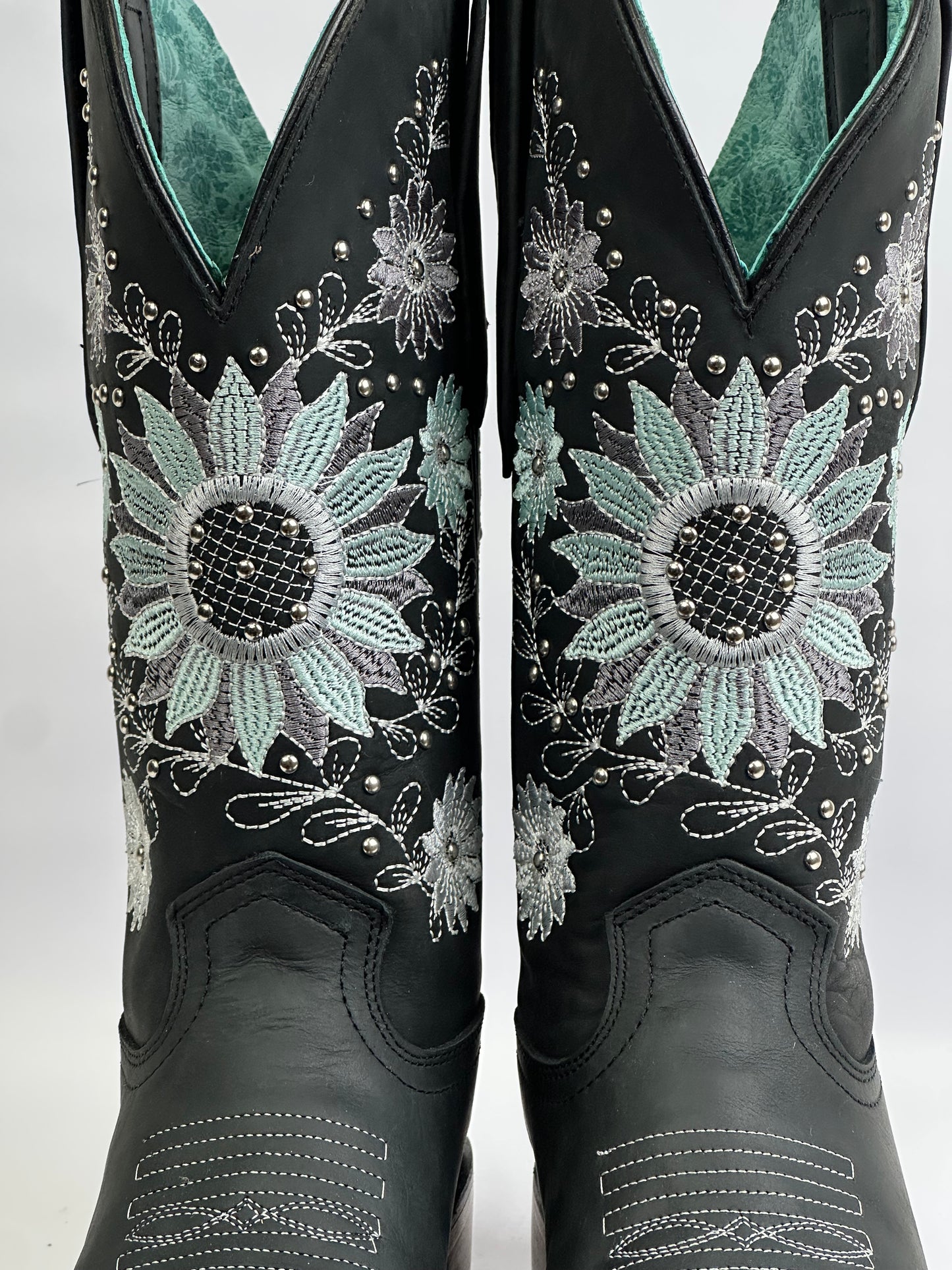 Arango Sunflower Black Pro-Rodeo Women’s Western Boots
