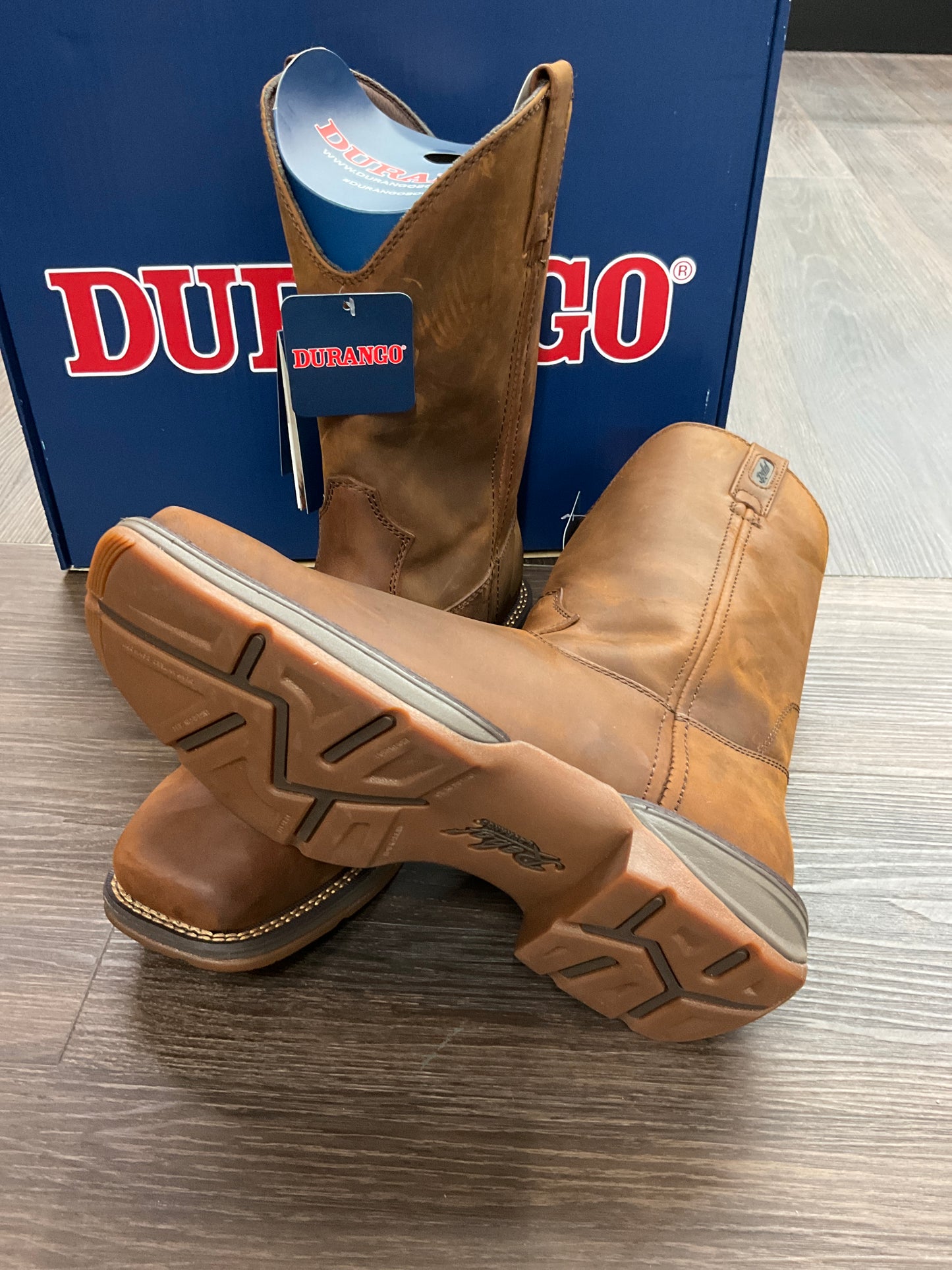 Durango Men’s work boots DB5444 Brown soft toe