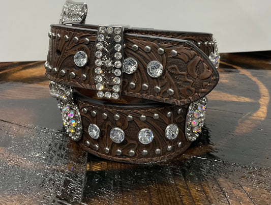 Nocona Leather Multicolored Belt