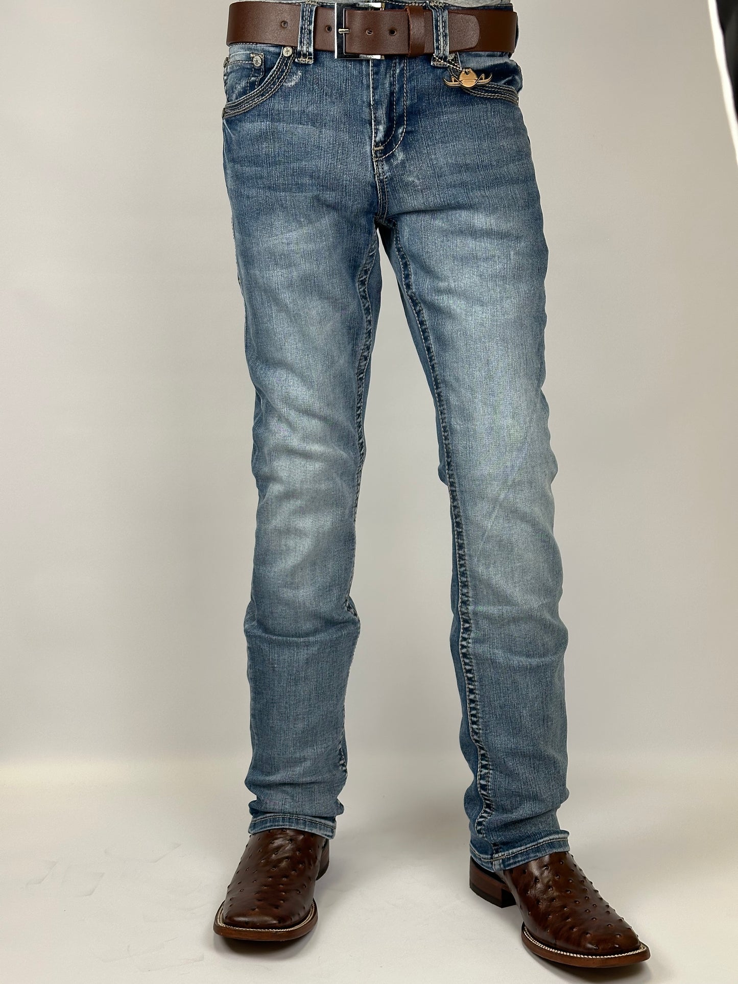 Montero MT4671-LT Men’s Modern Boot Cut Jeans