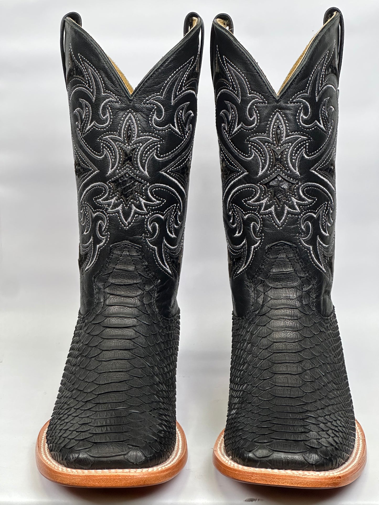 Arango Python Plunge Black Exotic Men’s Pro-Rodeo Boots