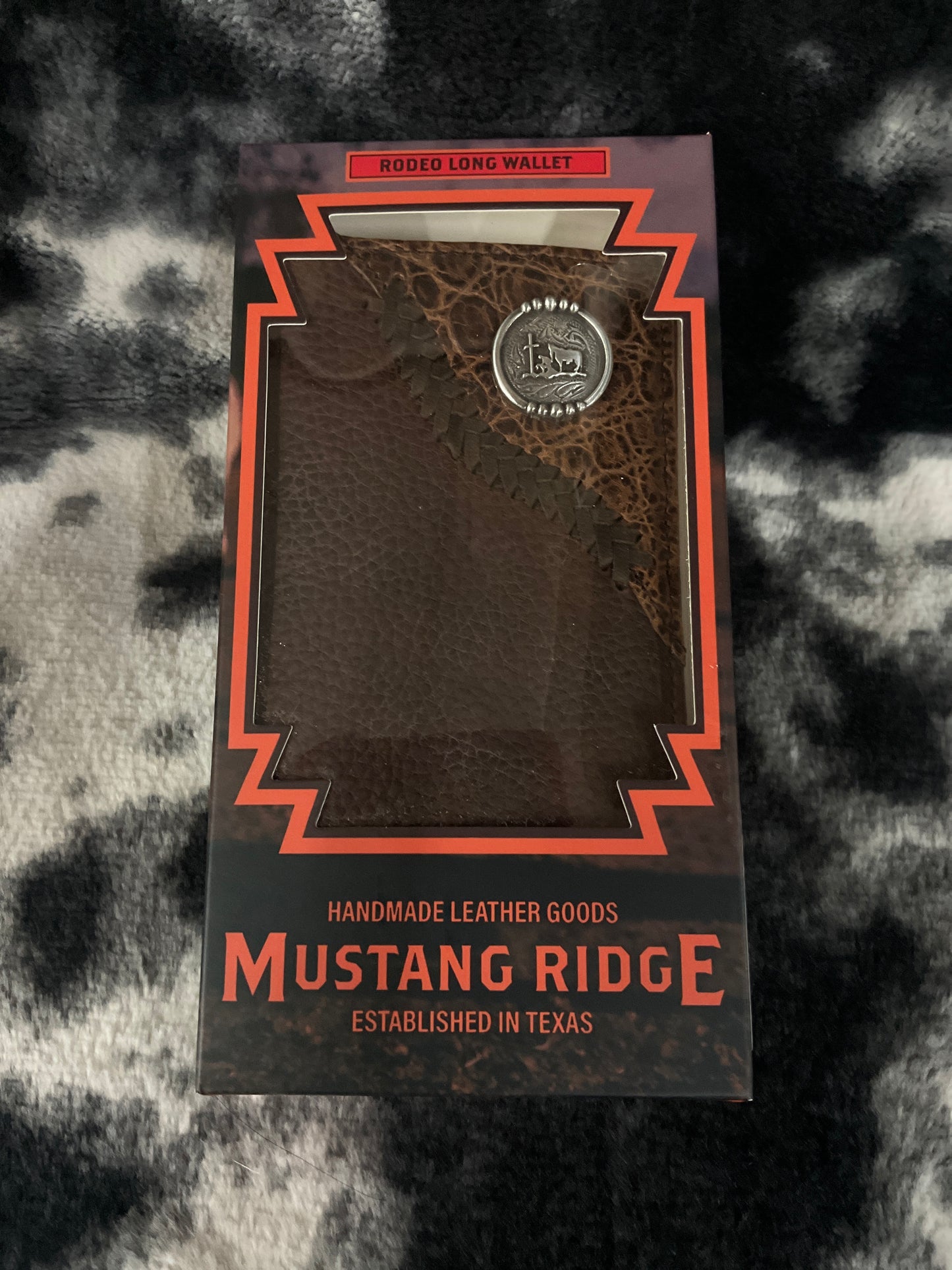 Mustang Ridge Long Wallet Cowhide MRW