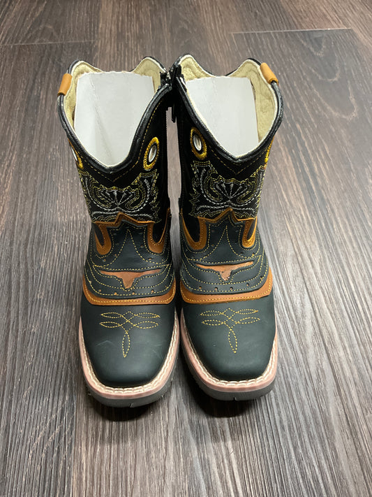 Jar boots black/brown baby boots zipper(Botita de Bebe )