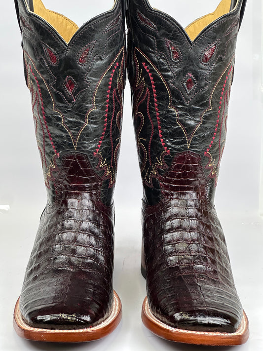 Coco Belly Black Cherry Exotic Arango Boots