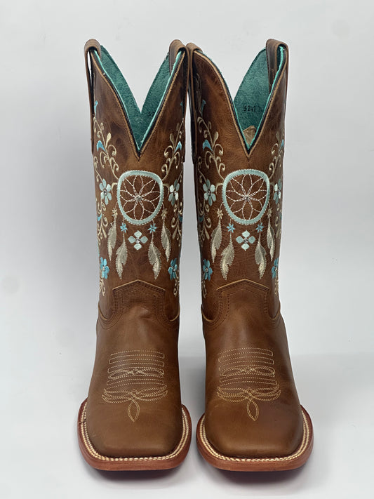 Arango DreamCatcher Miel Women’s Square Toe Western Boots
