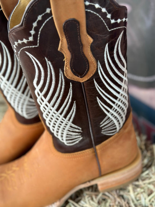 Crazy Grasso Pro-Rodeo Tan Arango Men Boot