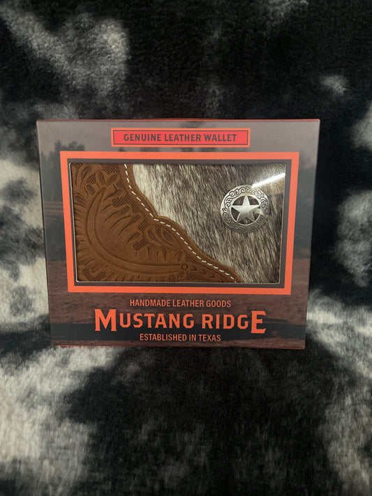Mustang Ridge Men Wallet cowhide MRW228S