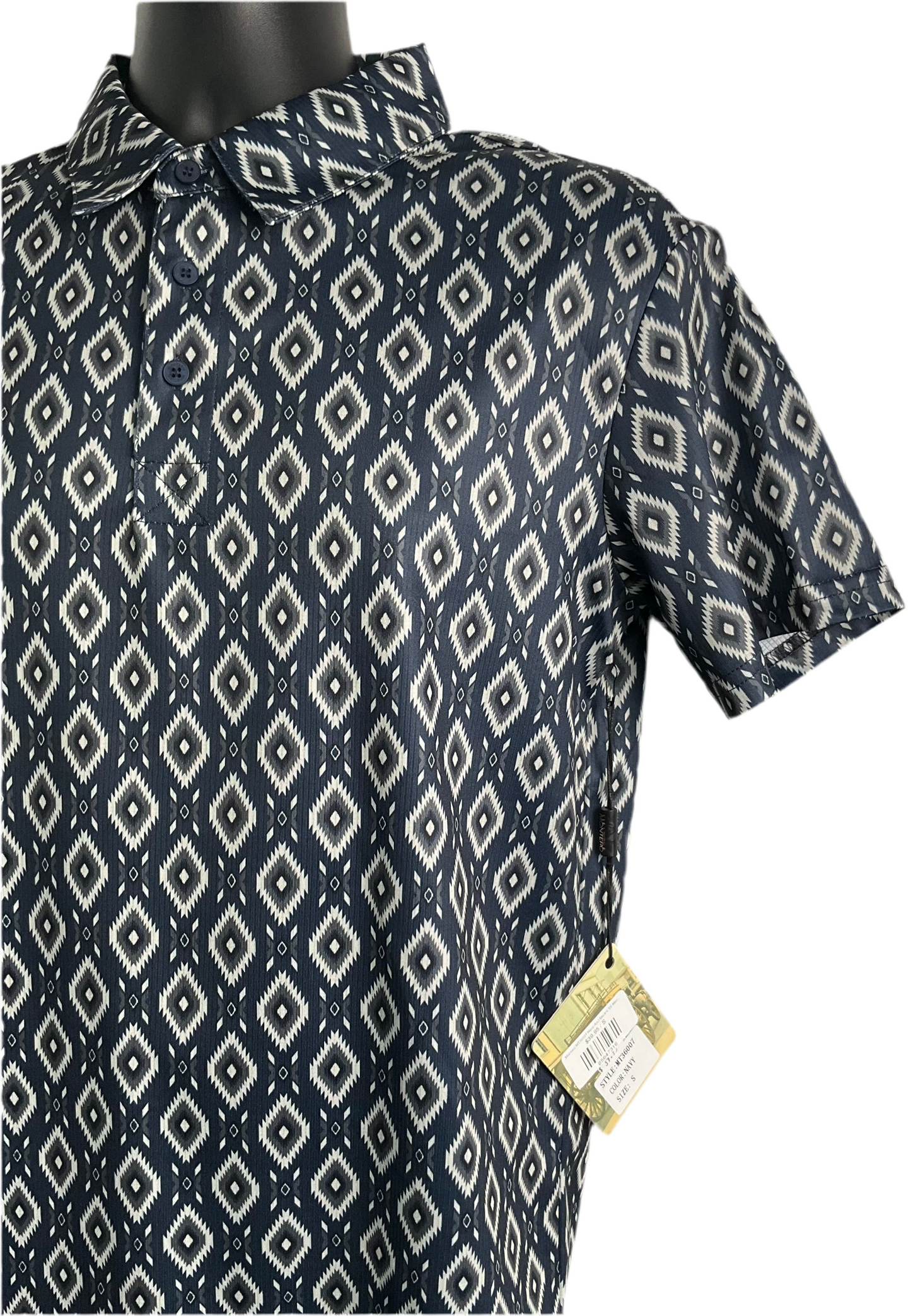 Montero MT36007 Navy/Azul Marino SS Mens Shirt (Camisa Caballero) Manga Corta