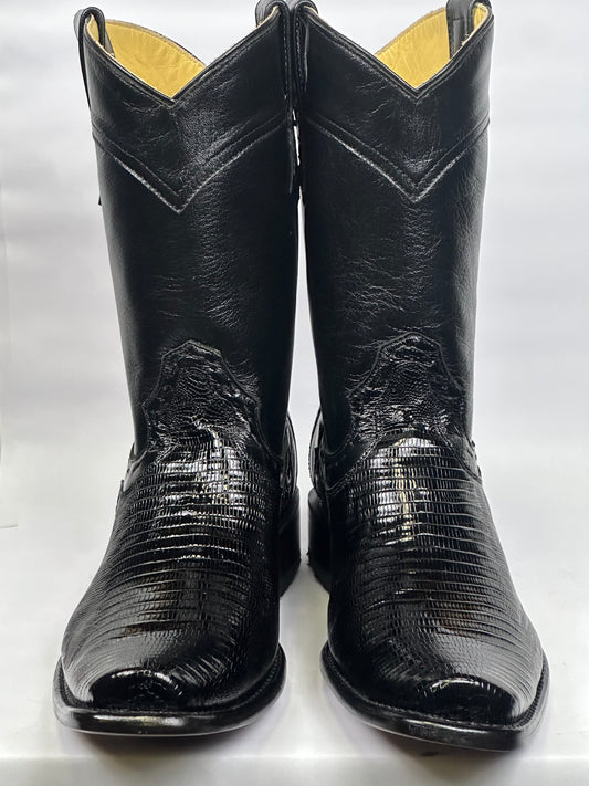 Arango Europea Lizard Black Exotic Men’s Boots