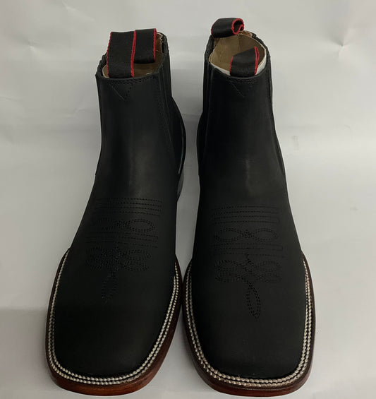 Lazo Ankle men boot Nobuck Black