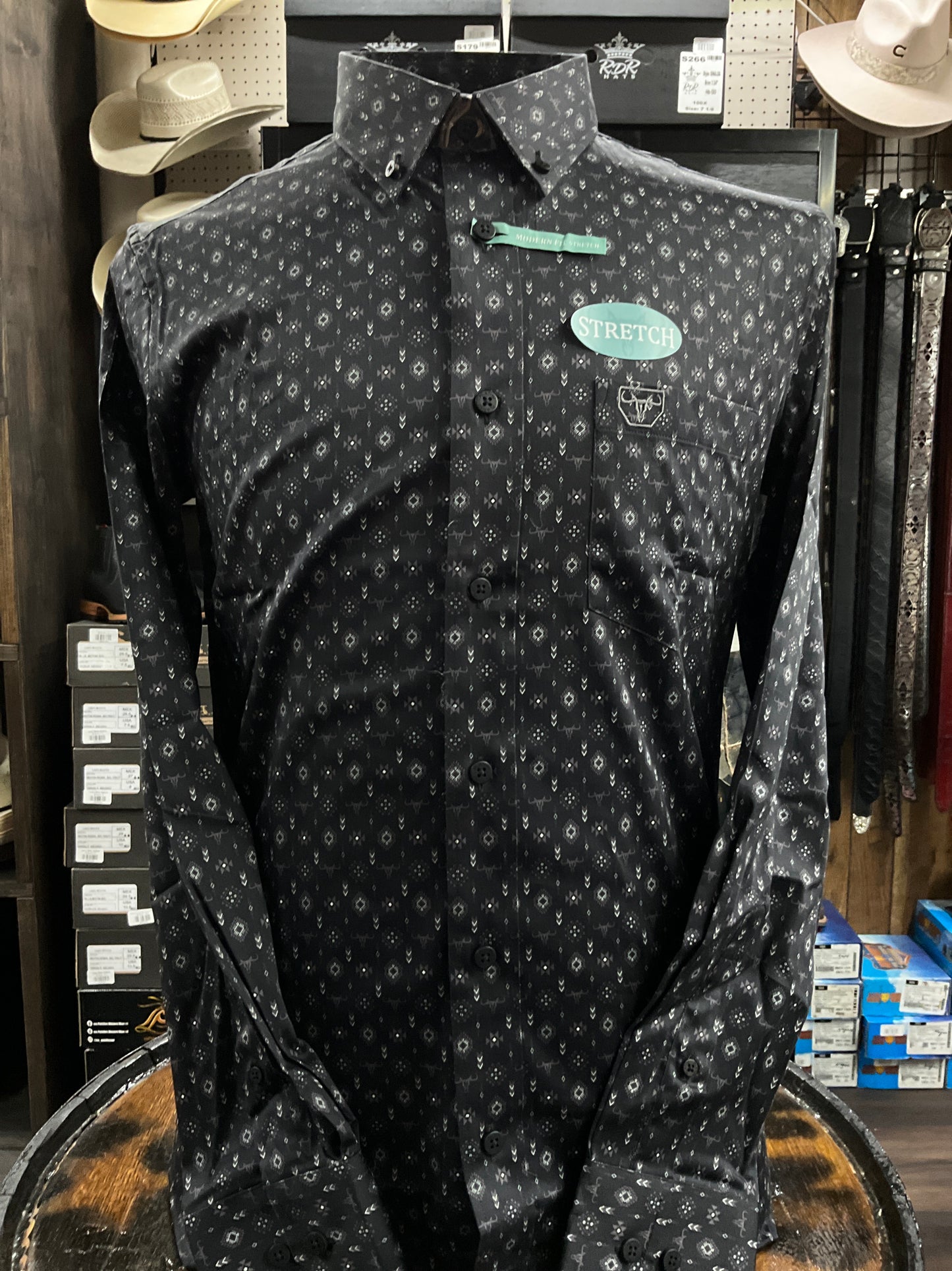 Platini Mens Shirt CWL11339 Color:Black