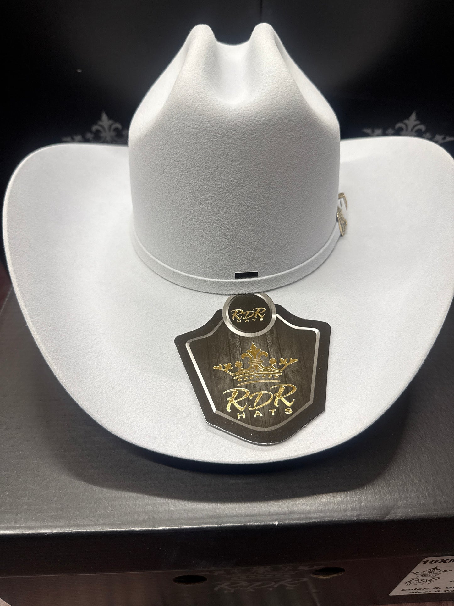 RDR Hat 10X Grey Marlboro Brim 4”
