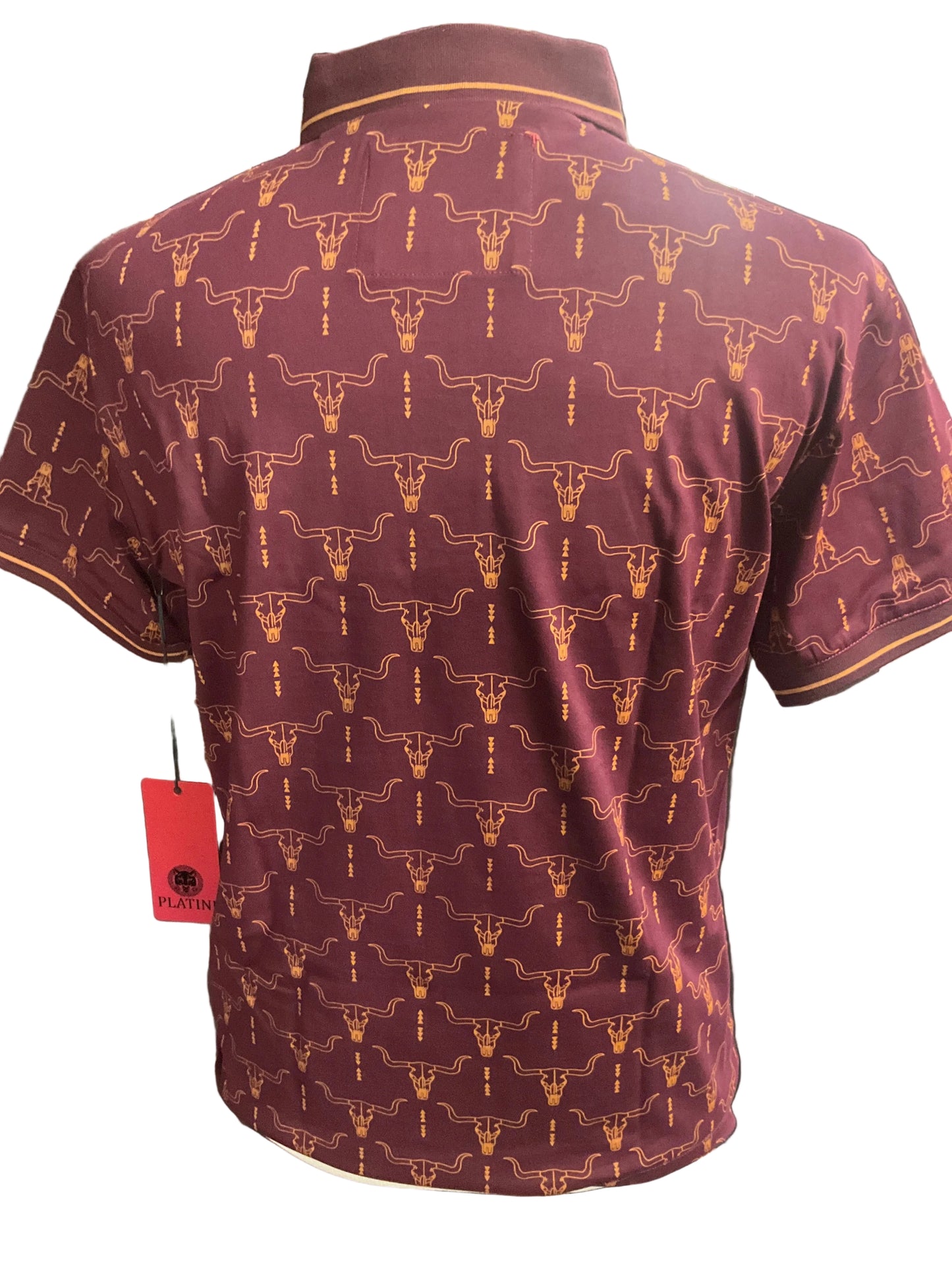 Platini Polo JPS11227 Burgundy