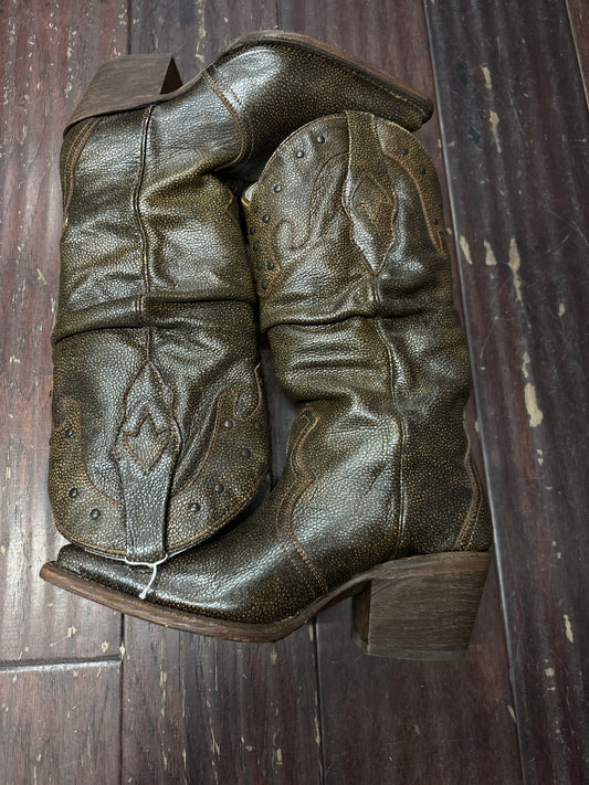 Greta By Arango Dark Brown Lady Clearance Boot