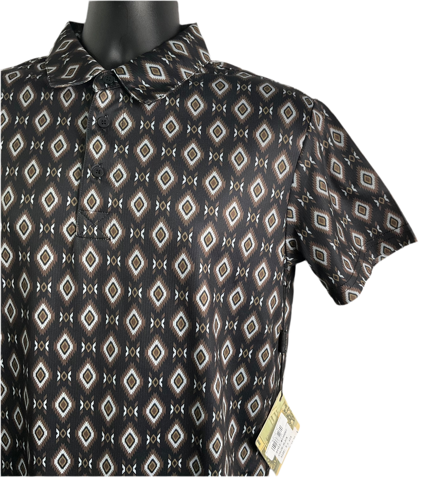 Montero MT36007 Black/Negra SS Mens Shirt (Camisa Caballero) Manga Corta