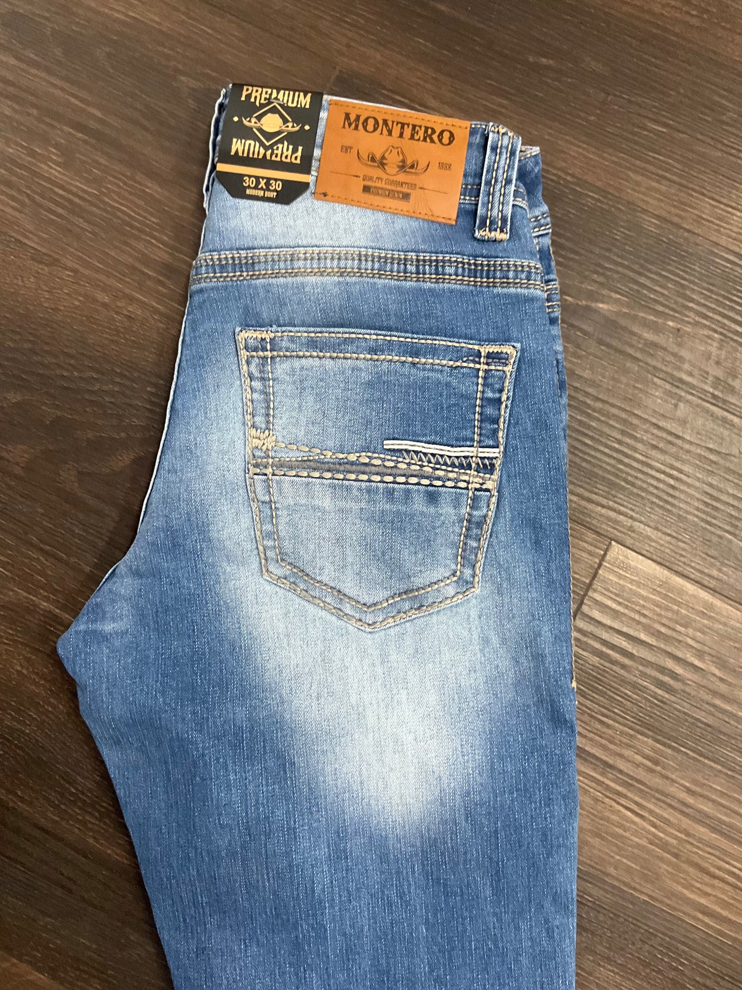 Montero Men Jeans MT4670-LT Modern Boot