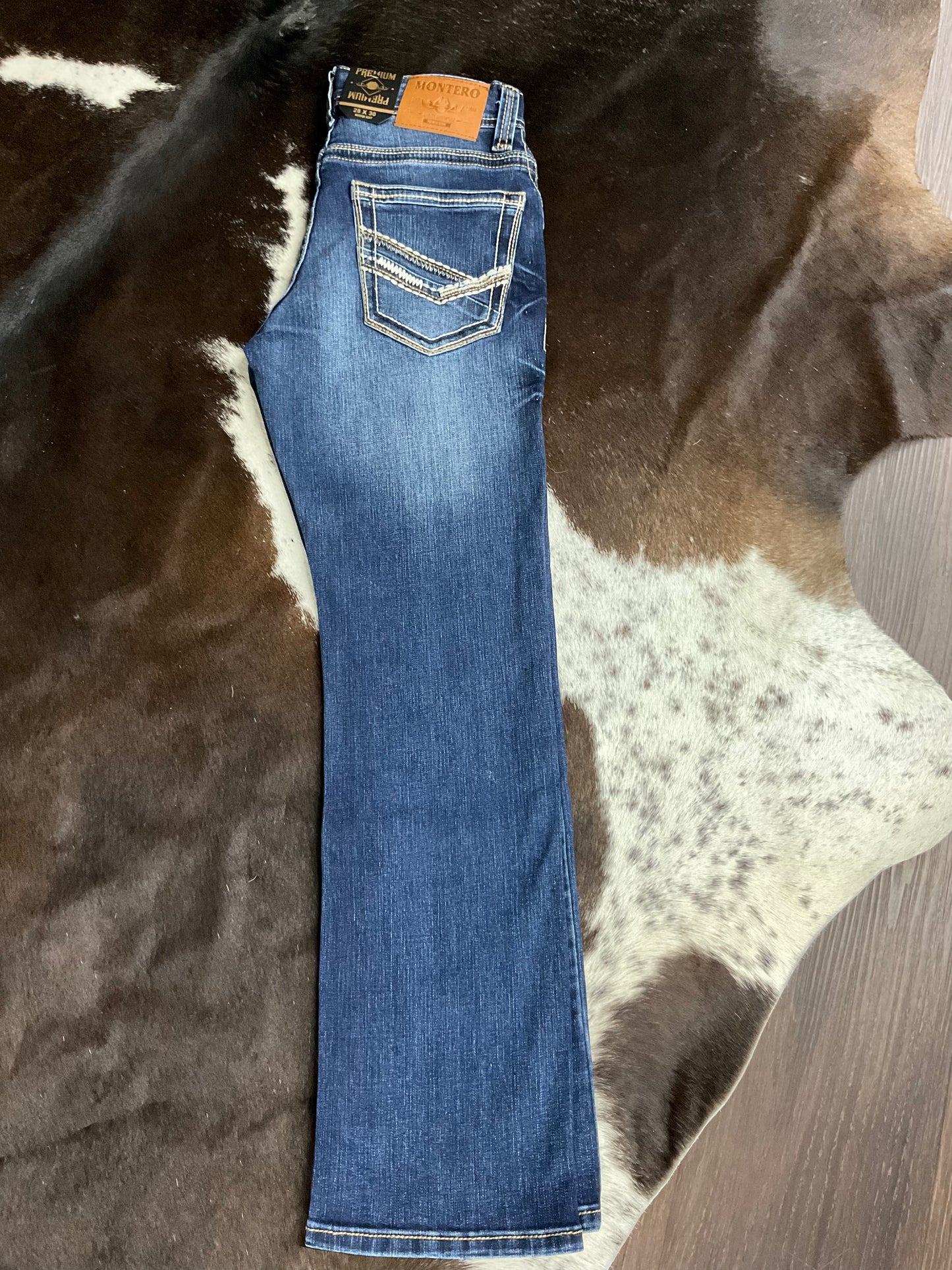 Pantalon montero MT4665 Med blue modern boot